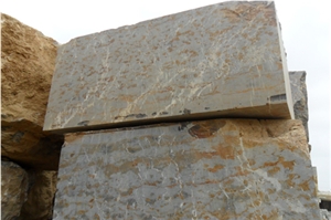 Black Gold Marble Block