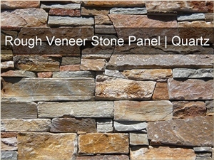 Quartzite Cultured Stone Panel, Yellow Quartzite Cultured Stone