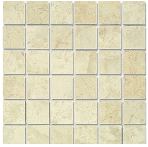 Crema Nova Marble Mosaic Tiles, Beige Marble
