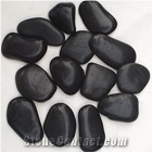 Polished Pebble Stone, Black Granite Polished Pebble