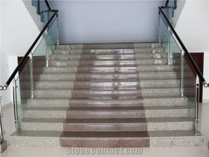 Wulian Grey Granite Stairs