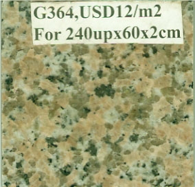 G364 Granite Tile, China Red Granite
