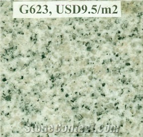 G623 Granite Tile, China White Granite