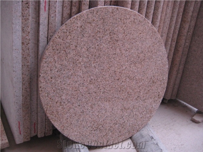 G682 Granite Tabletop, Rust Stone Yellow Granite Tabletop