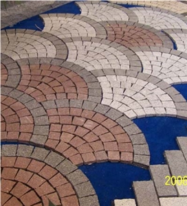 Granite Fan Shape Paving Stone