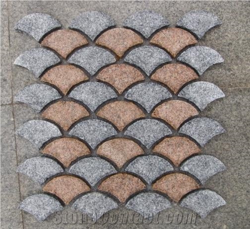 Granite Landscaping Stones, Grey Granite Cobble, Pavers