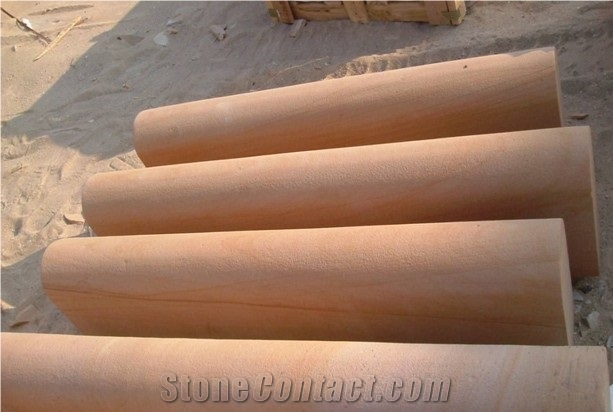 Sandstone Stairs, Steps, China Wooden Yellow Sandstone Stairs