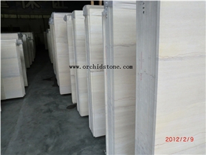 Beige Wooden Marble, Wood Grain Cream Guizhou Beige Marble Slabs