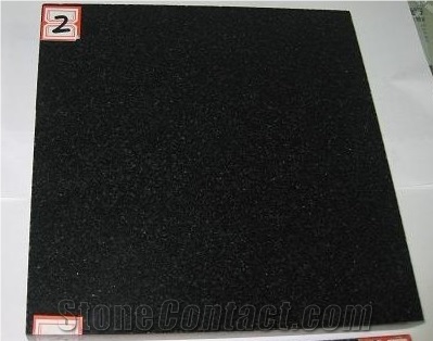 China Black Granite Tiles Paving Wall Stone Tile & Slab Bushhamered,Polished,Flamed,Natural ,Split
