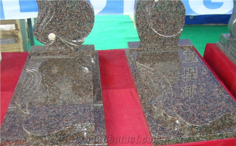 Hot Sell Top Quality China Diamond Blue Granite Monument Tombstone Headstone