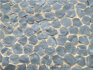 Andesite Landscaping Stones, Black Sea Andesite Cobble, Pavers