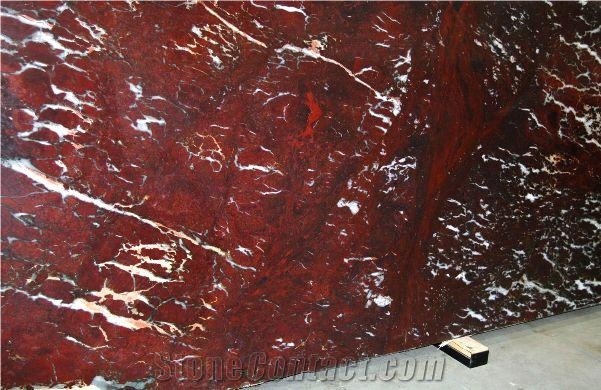 Rosso Fiorentino Marble Slabs, Egypt Red Marble