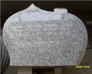 G623 Headstone, G623 Grey Granite Headstone
