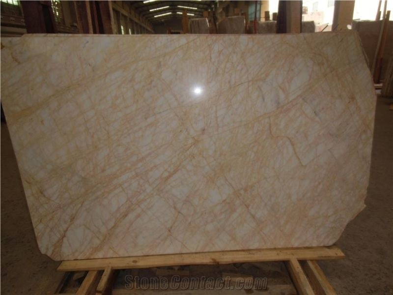 Golden Spider Marble Slab, Greece Yellow Marble