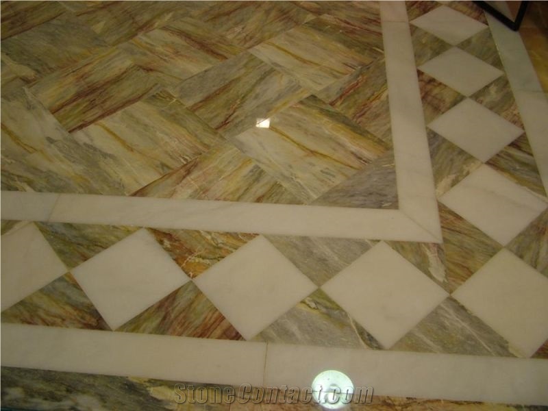 Green Onyx Floor Tile, Light Green Onyx Tiles