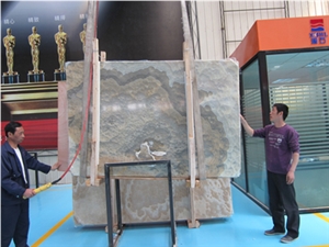Sky Grey Onyx Slabs
