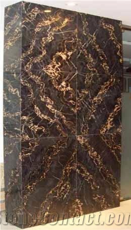 Nero Protoro Black Marble Tiles, Italy Black Marble