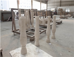 Beige Marble Balustrade