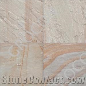 Desert Mint Sandstone Slabs, Pink Sandstone India Tiles & Slabs