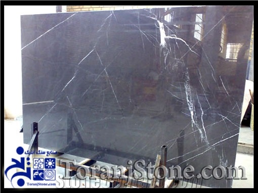 Gray Marquina, Persian Grey Marble Slabs