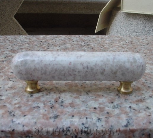 White Granite Drawer Pull