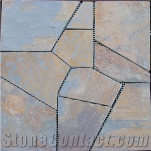 Hebei Rust Slate Irregular Flagstone