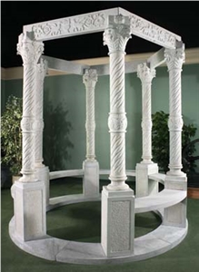 Pillars Marble Gazebo