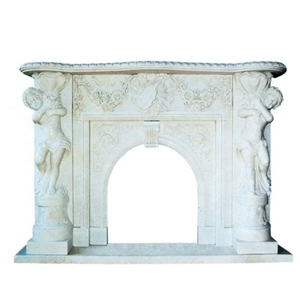 Carved Fireplace,statue Firepalce
