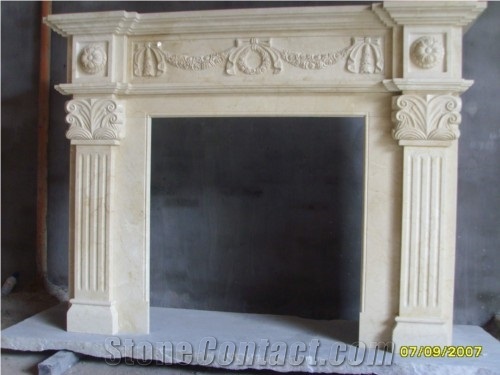 Marble Fireplace,stone Fireplace,carved Firepalce