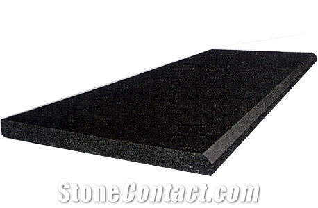 China Black Granite Steps, Shangxi Black Steps, Absolute Black Granite Steps