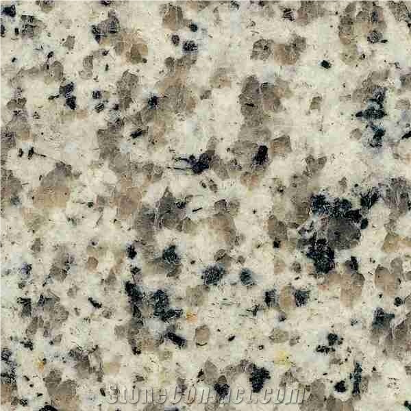 Silver-dot White, Silver Crystal White Grain Granite Tiles