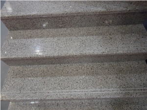 Step Stair, Beige Granite Stairs