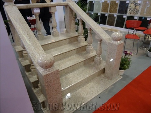 Step Stair, Beige Granite Stairs