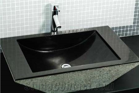 Wash Sink, China Black Granite Sink