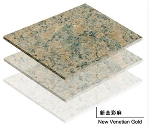 Giallo Veneziano Flooring Tiles, New Venetian Gold Granite Tiles
