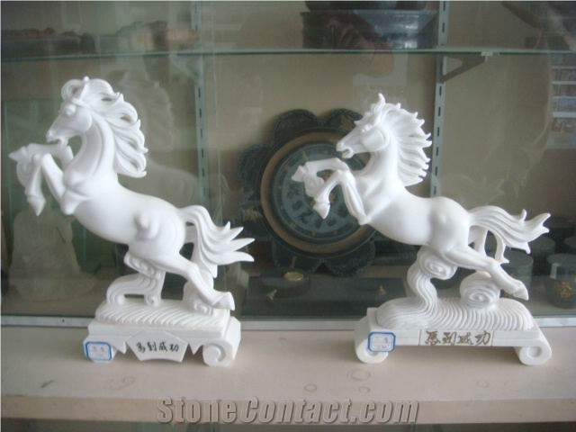 China Artifacts, Handcrafts, Hunan White Marble Handcrafts