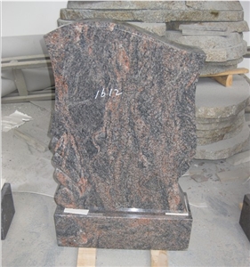 Himalaya Blue Granite Headstone