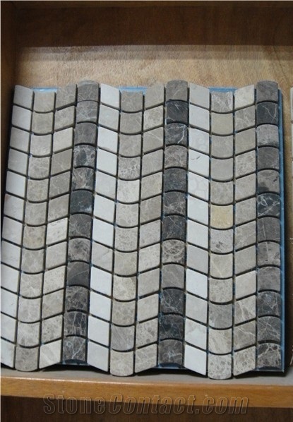 Multicolor Flooring Mosaic, Grey Marble Mosaic