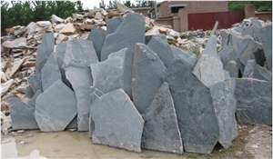 Random Slate Slab, China Black Slate Slabs
