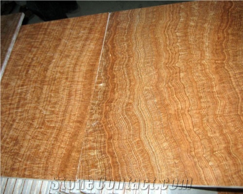 Wooden Yellow Marble Tile,Slab