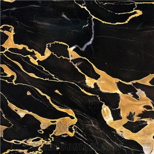 Black and Gold, Black Gold Marble Slabs from United Kingdom
