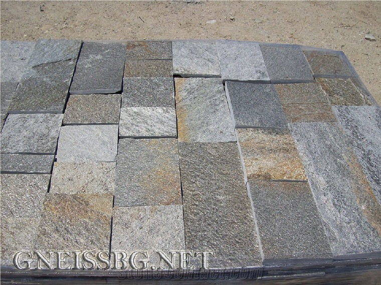 Gneiss Metallic Cutted Tiles