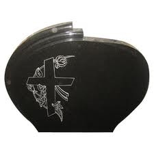 Granite Tombstone and Monuments, China Black Granite Tombstone
