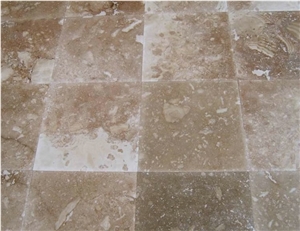 Tumbled Noce Travertine Tiles, Turkey Brown Travertine