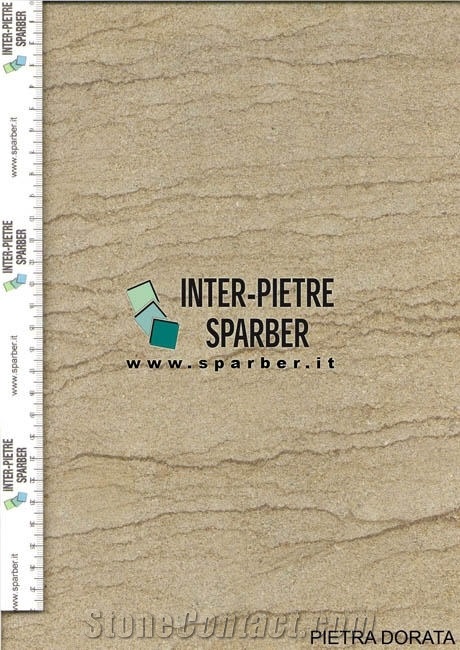 Pietra Dorata Sandstone Slabs, Italy Beige Sandstone