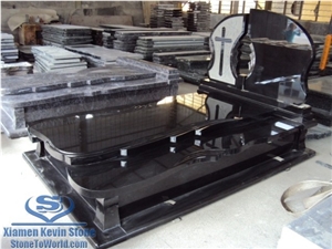 Tombstones, Monuments, Shanxi a Black Granite Tombstones