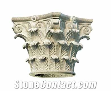 Column Series RC-001, Beige Granite Column