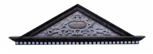 Fireplace Series FS-007, Grey Granite Fireplace