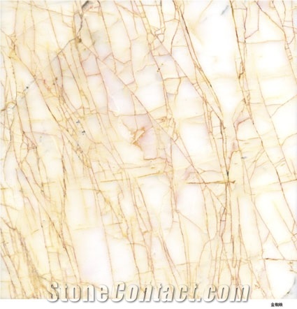Imported Marble Golden Spider Marble Tile, Greece Yellow Marble