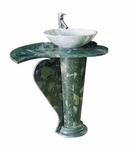 Vanity Sink VS-004, Green Granite Sink